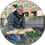 Peter v.d. Bosch vangt snoek van 123 cm.