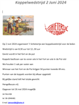 Koppelwedstrijd Het Schietertje aan fort Sabina Henrica