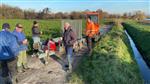 Najaarsonderhoud door vrijwilligers.   