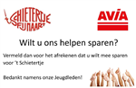 Vanaf 27-4-2025 kan er bij AVIA Fijnaart gespaard worden voor de Jeugd van 't Schietertje.